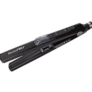 BeLissPRO Titanium 1 1/4 Ultrasonic Cool Mist Flat Iron Hair Straightener